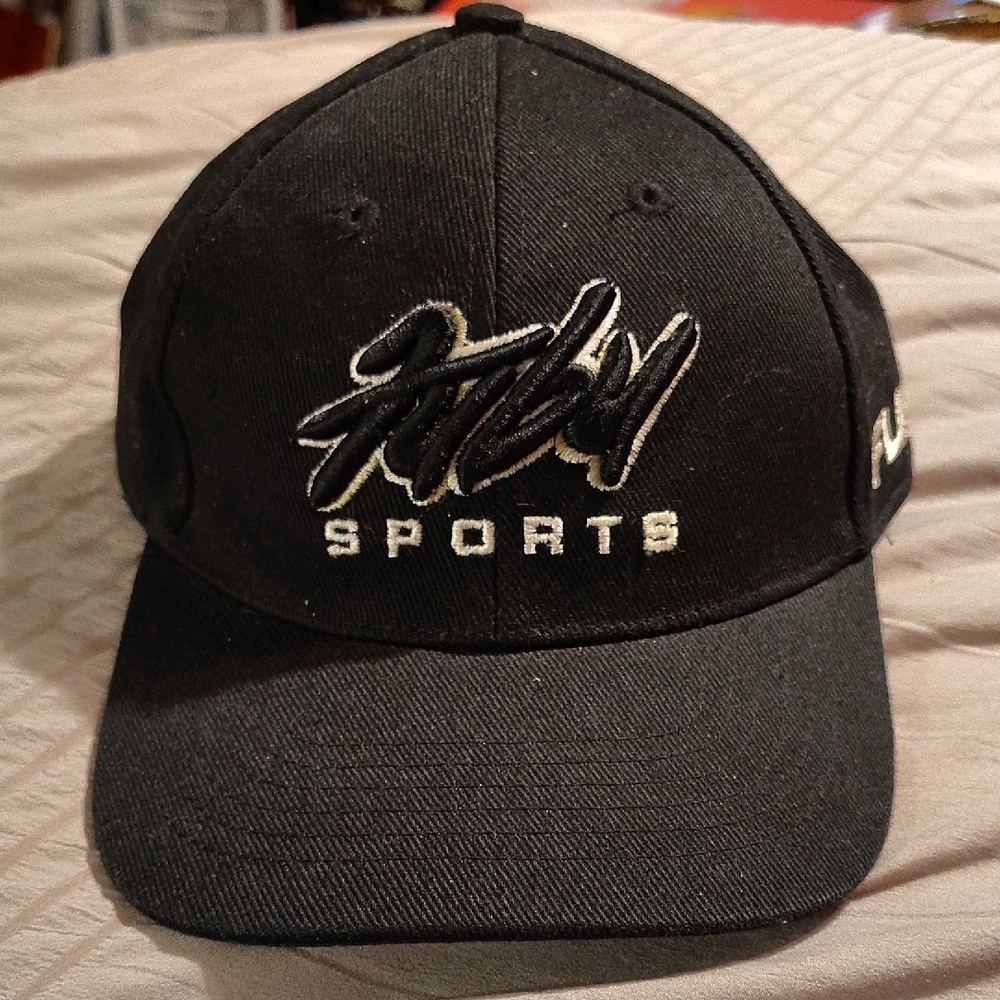 FUBU Sports Flex Black Baseball Cap OS